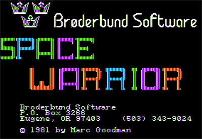 Space Warrior - Screenshot - Game Title Image