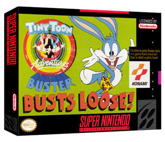 Tiny Toon Adventures: Buster Busts Loose! - Box - 3D Image