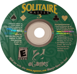 Solitaire Master 3 - Disc Image