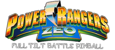Power Rangers Zeo: Full Tilt Battle Pinball - Clear Logo Image