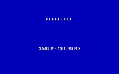 Blackjack - Screenshot - Game Title Image