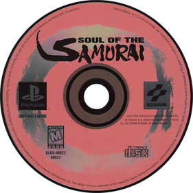 Soul of the Samurai - Disc Image