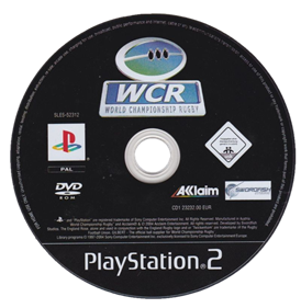 WCR: World Championship Rugby - Disc Image