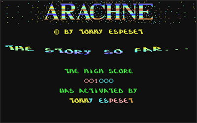 Arachne - Screenshot - Game Title Image