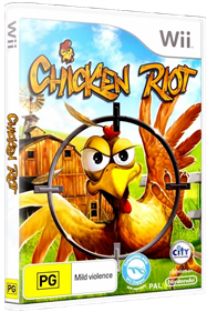 Chicken Riot - Box - 3D Image