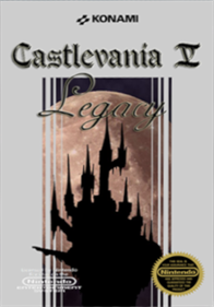 Castlevania V: Legacy - Box - Front - Reconstructed Image