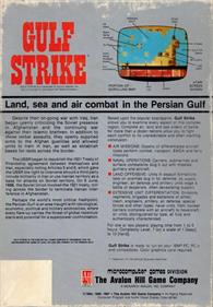 Gulf Strike - Box - Back Image