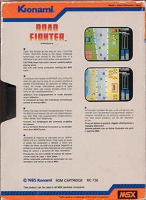 Road Fighter - Box - Back Image