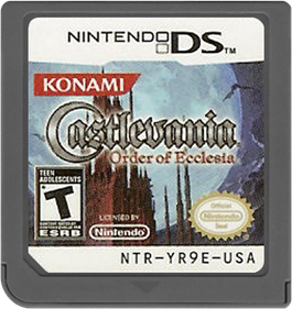 Castlevania: Order of Ecclesia - Cart - Front Image