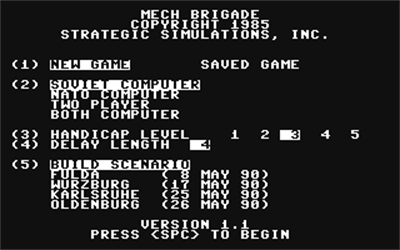 Mech Brigade - Screenshot - Game Title Image