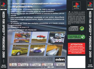 Need for Speed: Porsche Unleashed - Box - Back Image