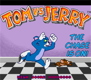 Tom Vs Jerry: The Chase Is On! - Screenshot - Game Title Image