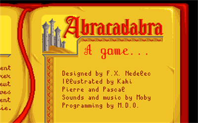 Once Upon A Time: Abracadabra - Screenshot - Game Title Image