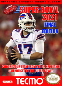 Tecmo Super Bowl 2021 Final Edition - Box - Front Image