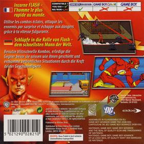 Justice League Heroes: The Flash - Box - Back Image