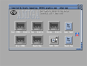 CU Amiga 1992-06 - Screenshot - Game Select Image