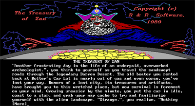 Treasury of Zan - Screenshot - Game Title Image