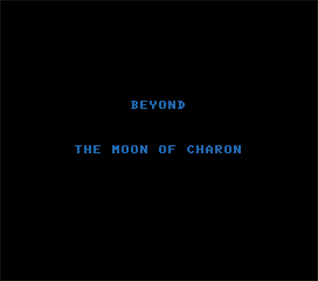 Beyond the Moon of Charon - Screenshot - Game Title Image