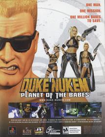 Duke Nukem: Land of the Babes - Advertisement Flyer - Front Image