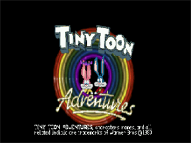 Tiny Toon Adventures - Screenshot - Game Title Image