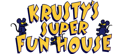 Krusty's Super Fun House - Clear Logo Image