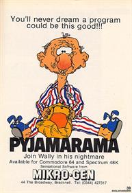 Pyjamarama - Advertisement Flyer - Front Image