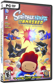 Scribblenauts Unmasked: A DC Comics Adventure - Box - 3D Image