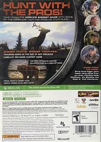 Cabela's Big Game Hunter: Pro Hunts - Box - Back Image