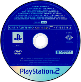 Gran Turismo: Nissan 350Z Edition - Disc Image