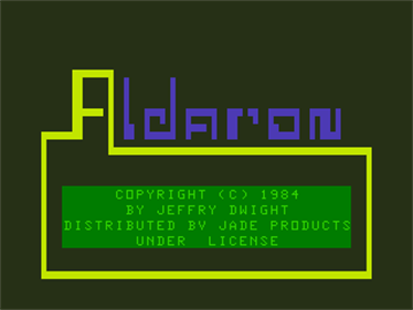 Aldaron - Screenshot - Game Title Image