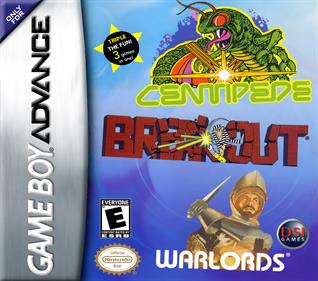 Centipede / Breakout / Warlords - Box - Front Image