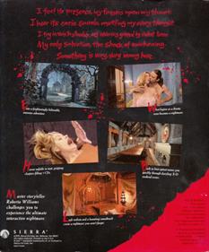 Phantasmagoria - Box - Back Image