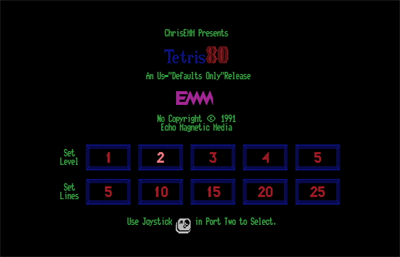 Tetris 128 - Screenshot - Game Title Image