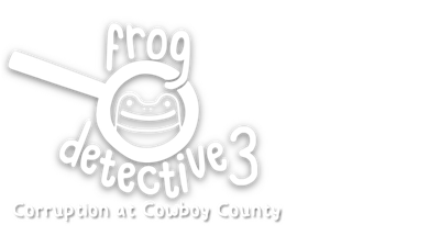 Frog Detective 3: Corruption at Cowboy County - Clear Logo Image