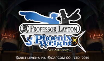 Professor Layton vs Phoenix Wright: Ace Attorney - Screenshot - Game Title Image
