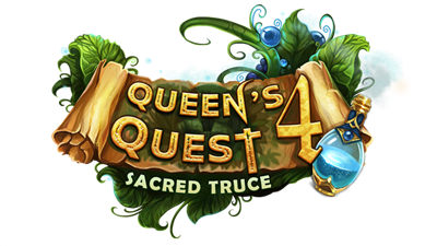 Queen's Quest 4: Sacred Truce - Clear Logo Image