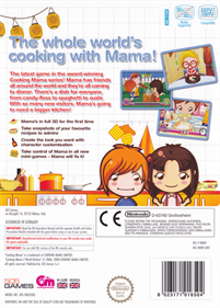 Cooking Mama: World Kitchen - Box - Back Image