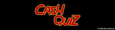 Cash Quiz - Arcade - Marquee Image