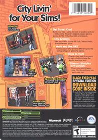 The Urbz: Sims in the City - Box - Back Image