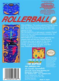 Rollerball - Box - Back Image