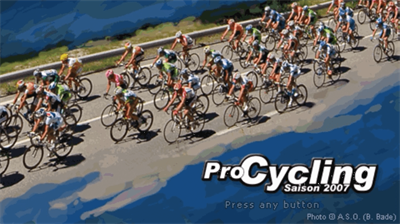 Pro Cycling Season 2007 - Screenshot - Game Title Image