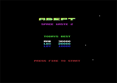Adept: Space Waste 2 - Screenshot - Game Title Image