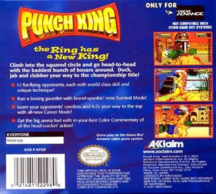 Punch King - Box - Back Image