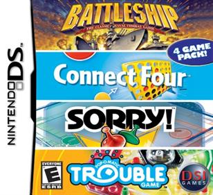 4 Game Pack!: Battleship + Connect Four + Sorry! + Trouble