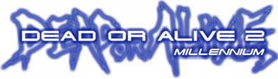 Dead or Alive 2: Millennium - Clear Logo Image