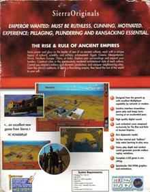The Rise & Rule of Ancient Empires - Box - Back Image