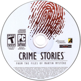 Crime Stories From the Files of Martin Mystère - Cart - Front Image