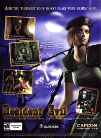 Resident Evil - Advertisement Flyer - Front Image