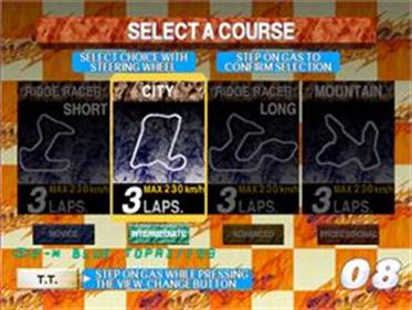 Rave Racer - Screenshot - Game Select Image