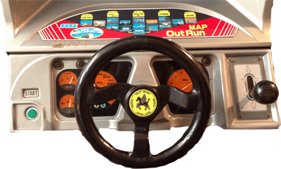 Out Run - Arcade - Control Panel Image
